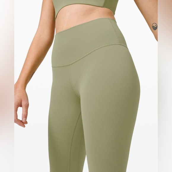Lululemon Align Pant 25" Rosemary Green Size 20 - Picture 5 of 11
